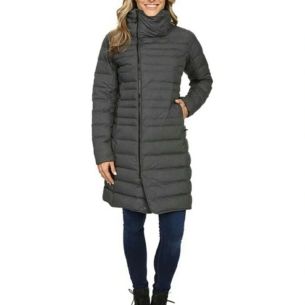 The North Face Gray 550 fill Down Far Northern Parka Jacket Women's Size Medium - Picture 2 of 16